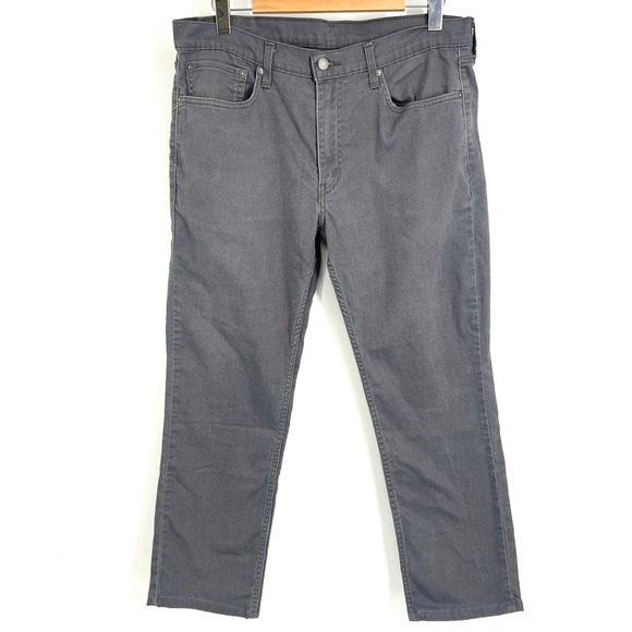 Levi's Other - Levis 511 Slim Fit Charcoal Gray Stretch‎ Pants Mens 36x32 04511-3399